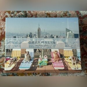 Gray Malin 1000 Piece Puzzle with Dogs New